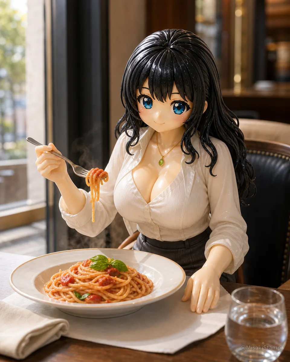 2026年9月11日、朝11:03に作ったMisaki。クレイ風3Dイラスト。