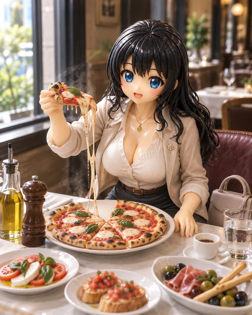 2026年9月17日、朝09:27に作ったMisaki。クレイ風3Dイラスト。